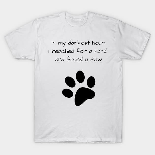 PAW TEE T-Shirt by Dog Lovers Clothing
